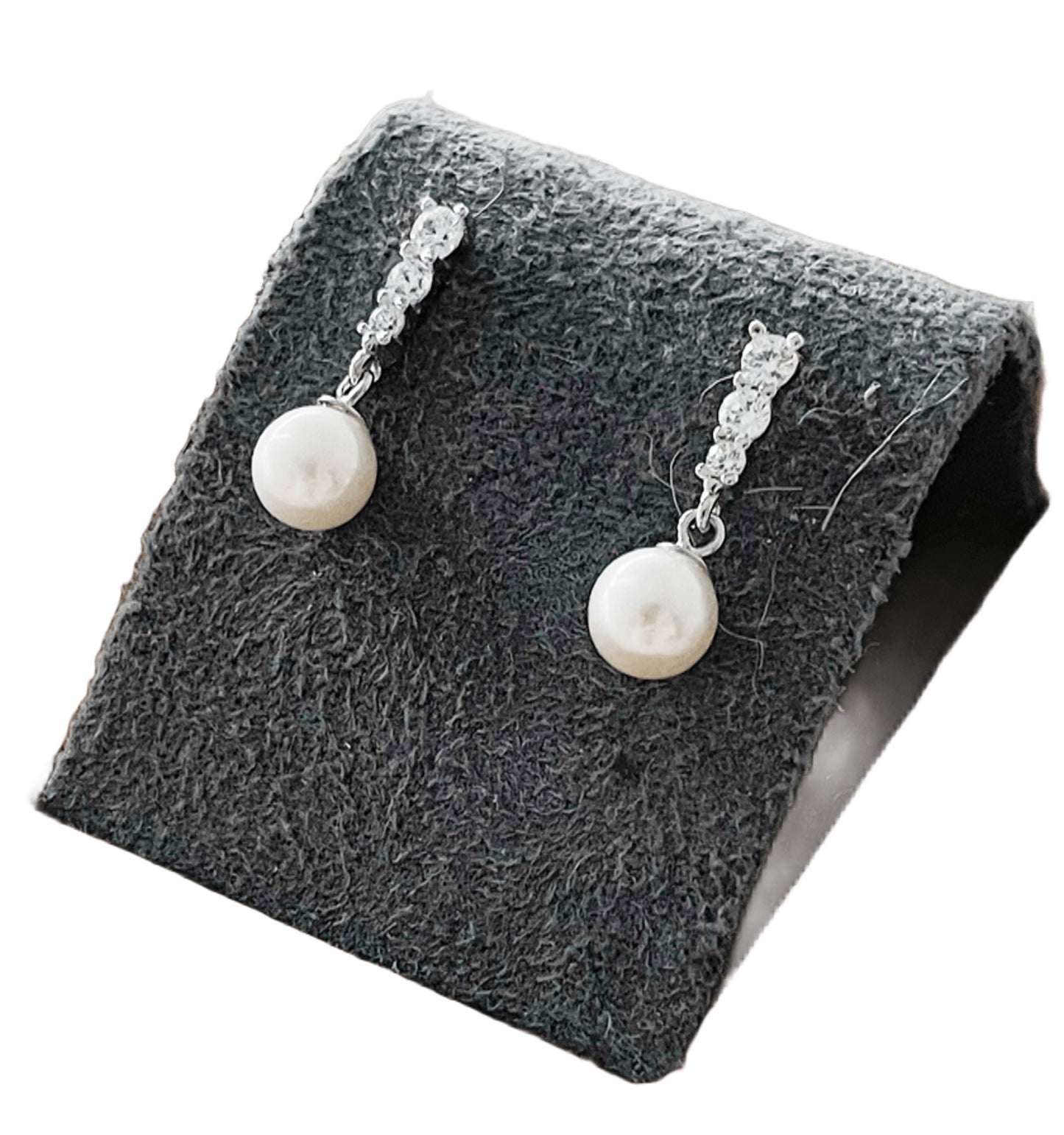 OuiPearl Diamond Earring 仙女亮鉆純銀耳墜耳環耳釘