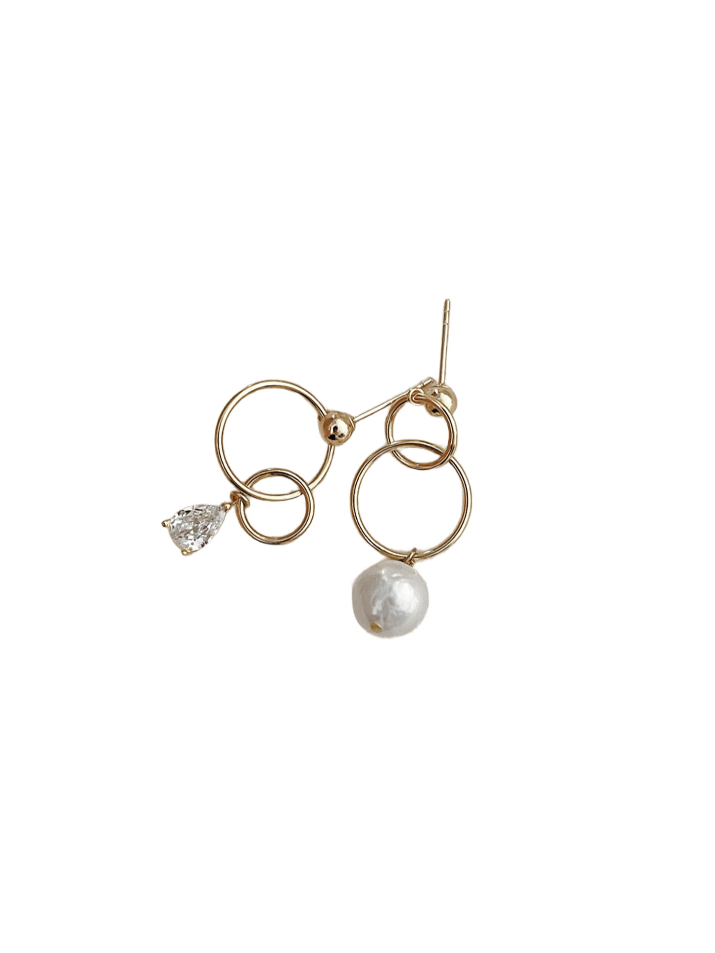 OuiPearl Baroque Earring  星河巴洛克AB款耳環耳釘