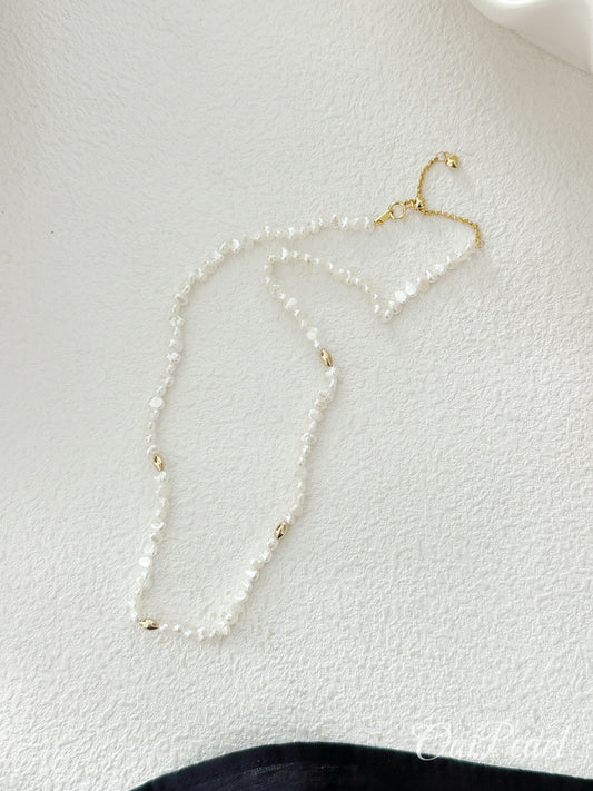 OuiPearl Pearl Necklace 小baby金珠項鏈（鏈長35+5CM）