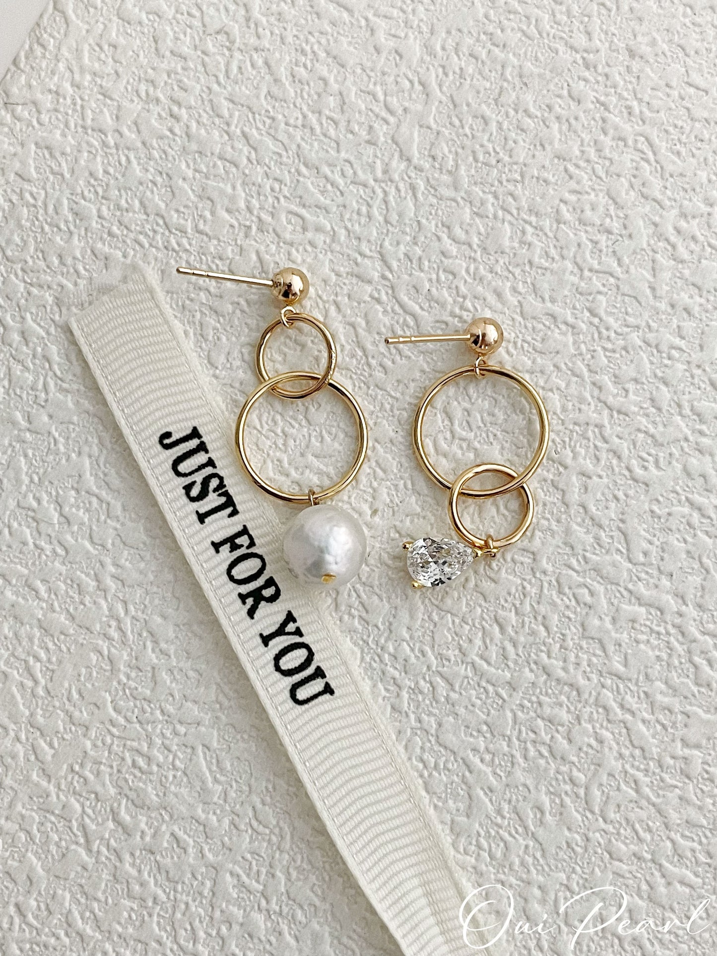 OuiPearl Baroque Earring  星河巴洛克AB款耳環耳釘