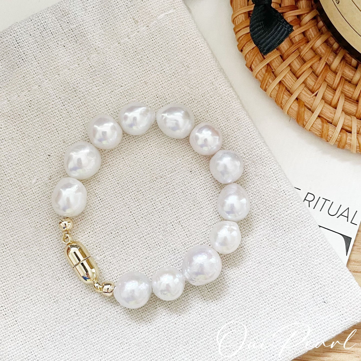 OuiPearl Natural Bracelet 簡約精緻系列 天然珍珠手鏈（點位10-11）