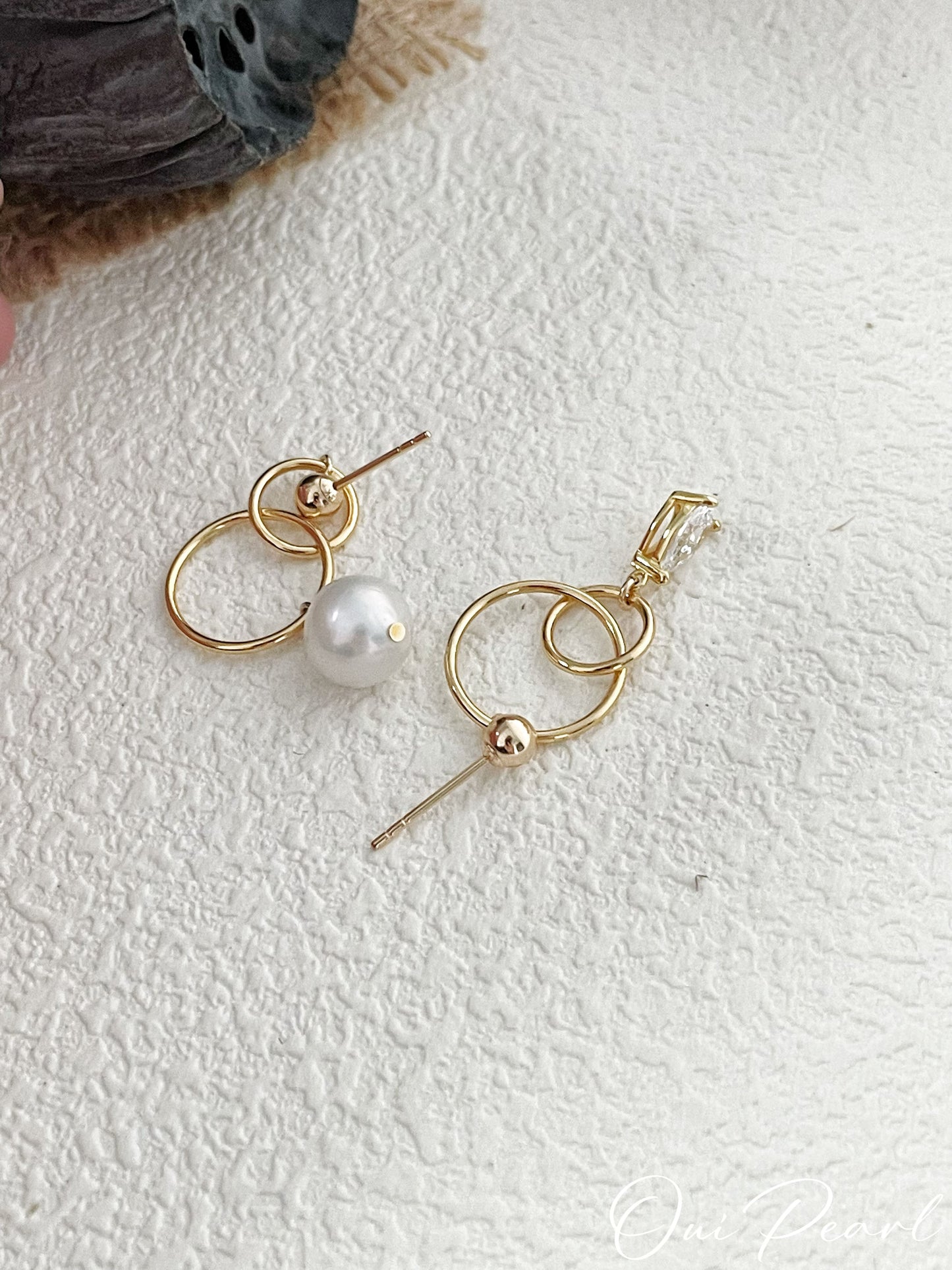 OuiPearl Baroque Earring  星河巴洛克AB款耳環耳釘